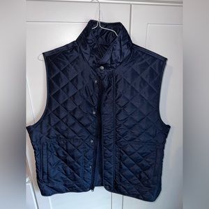 Banana Republic Blue Quilted Men’s Vest Size Large